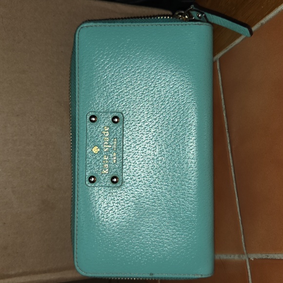 kate spade Handbags - Kate Spade Teal Wallet